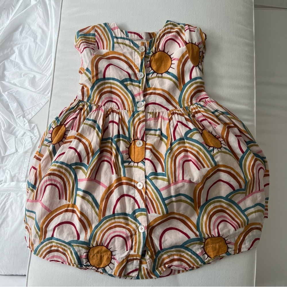 Pink Chicken Rainbow Dress